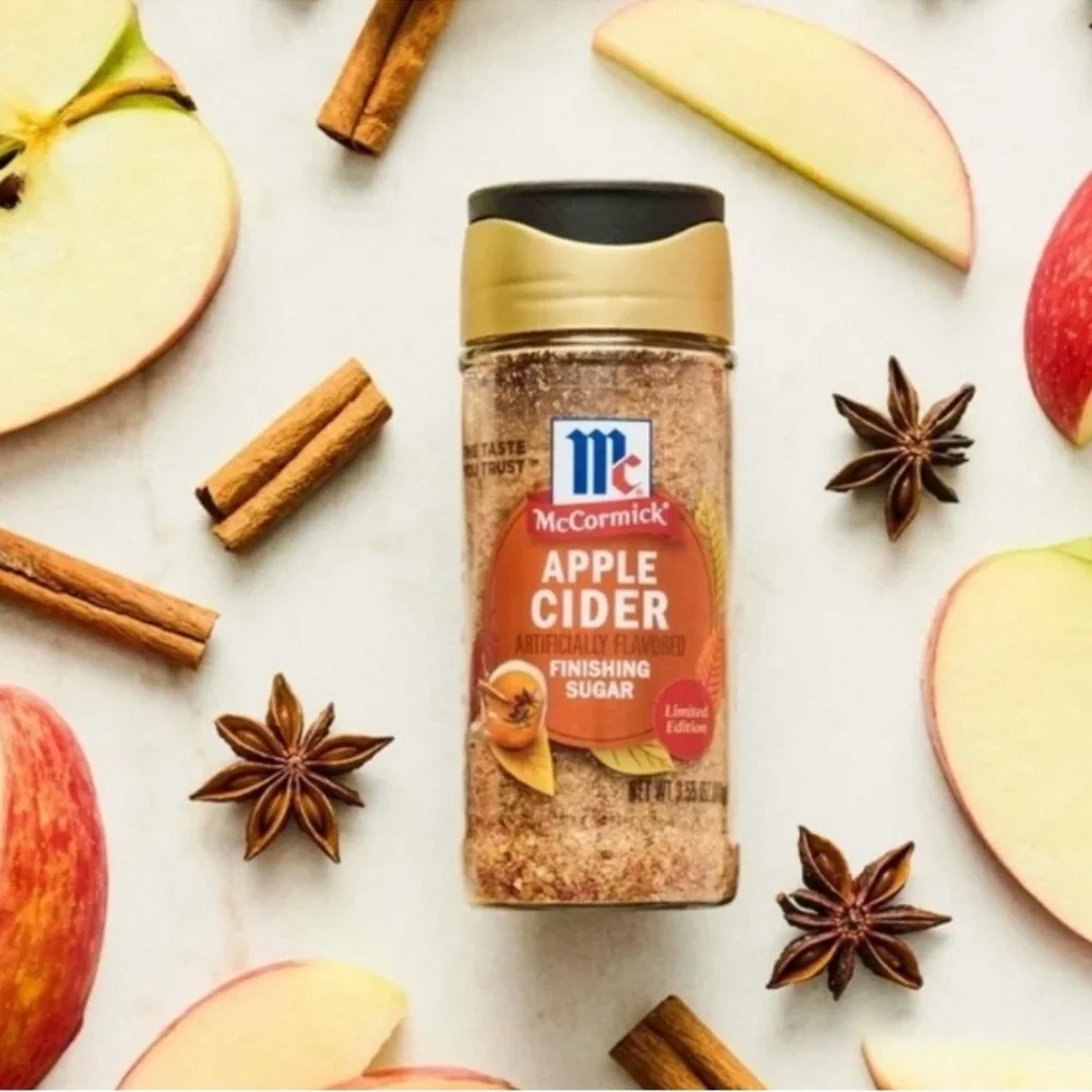 McCormick Finishing Sugar Fall Set Apple Caramel Pumpkin Spice Maple NWT